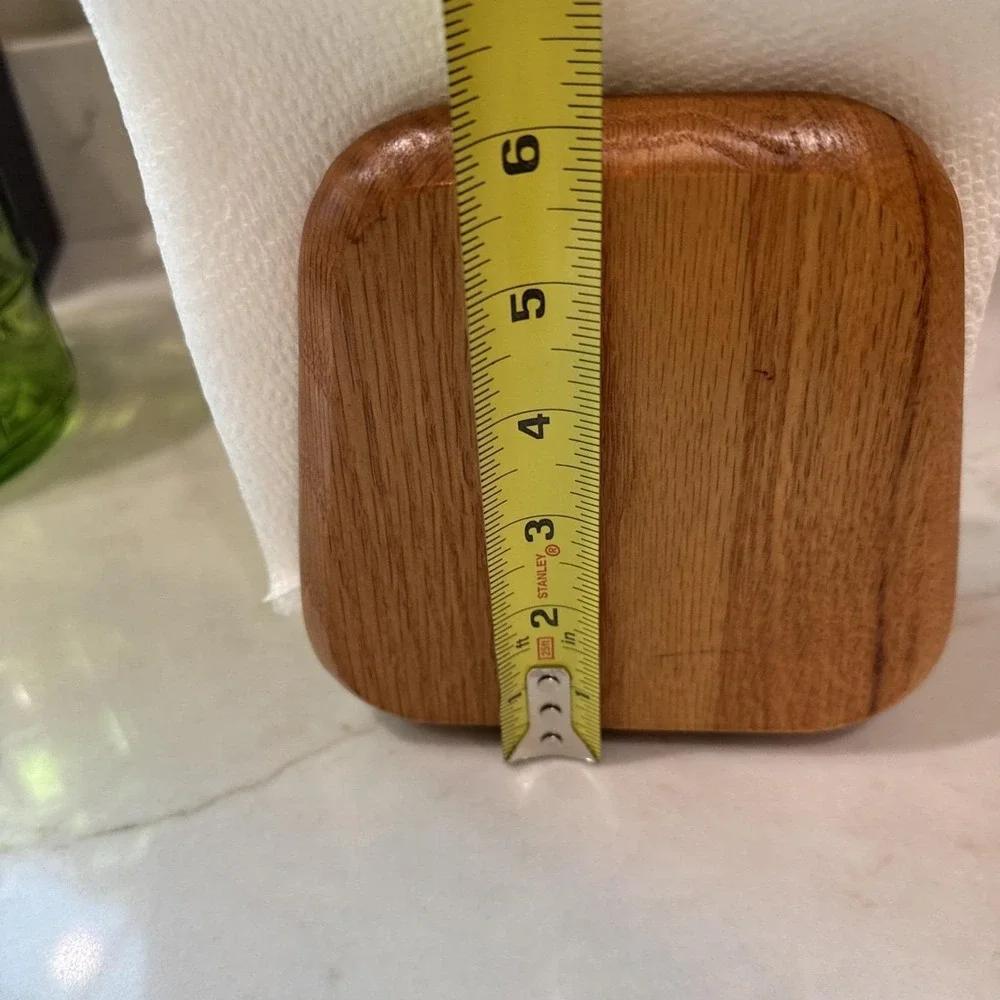 Hand made Solid Oak Wood Napkin Holder